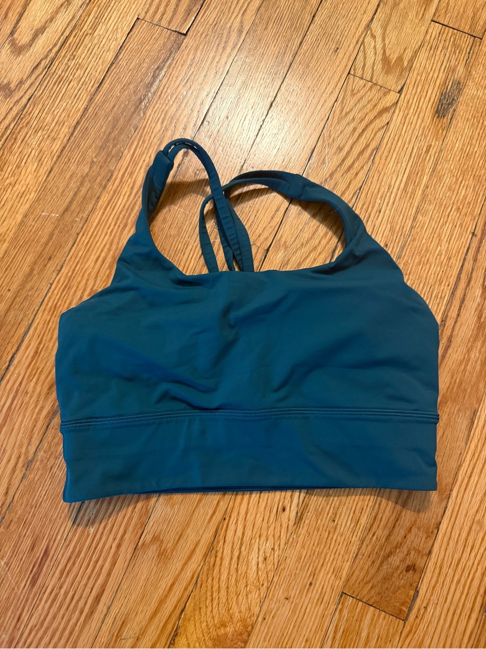 Women's Teal Strappy Sports Bra Lululemon